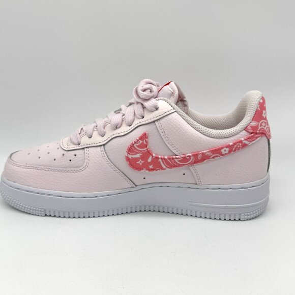 Nike Womens Air Force 1 '07 New Pearl Pink Paisley Shoes Sz 7.5 FD1448-664 - Picture 6 of 11